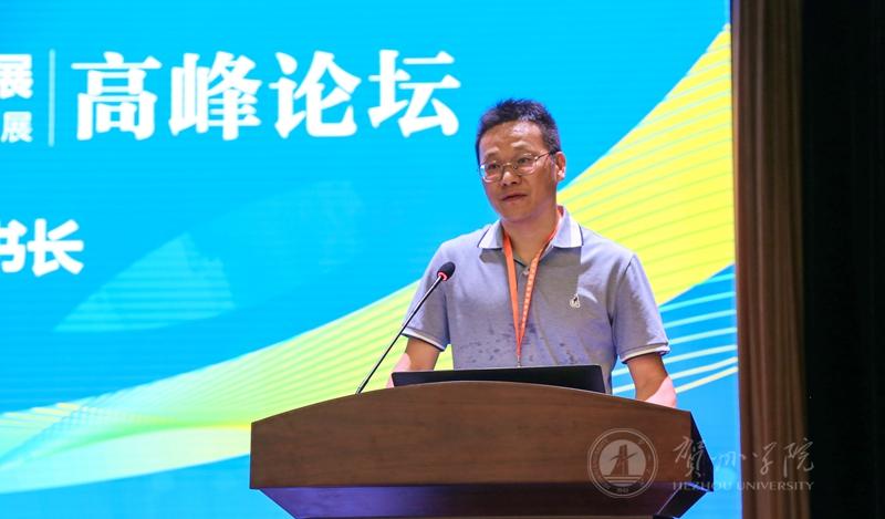 教育部高等学校电子信息类专业教学指导委员会秘书长、西安电子科技大学邓成教授讲话